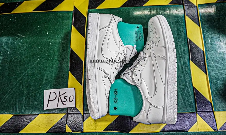 PK5.0 Travis Scott x Air Jordan 1 ‘Low White Party’ RETAIL MATERIALS READY TO SHIP