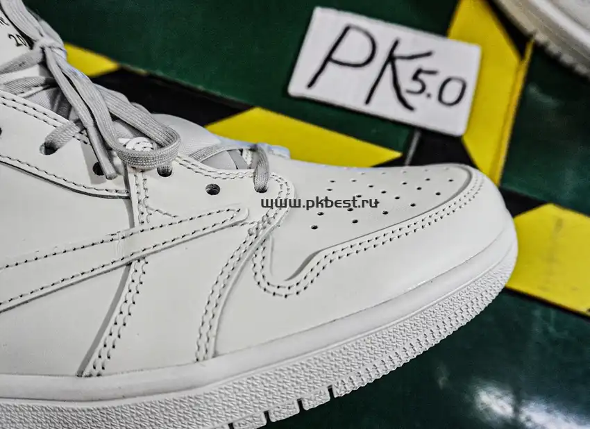 PK5.0 Travis Scott x Air Jordan 1 ‘Low White Party’ RETAIL MATERIALS READY TO SHIP