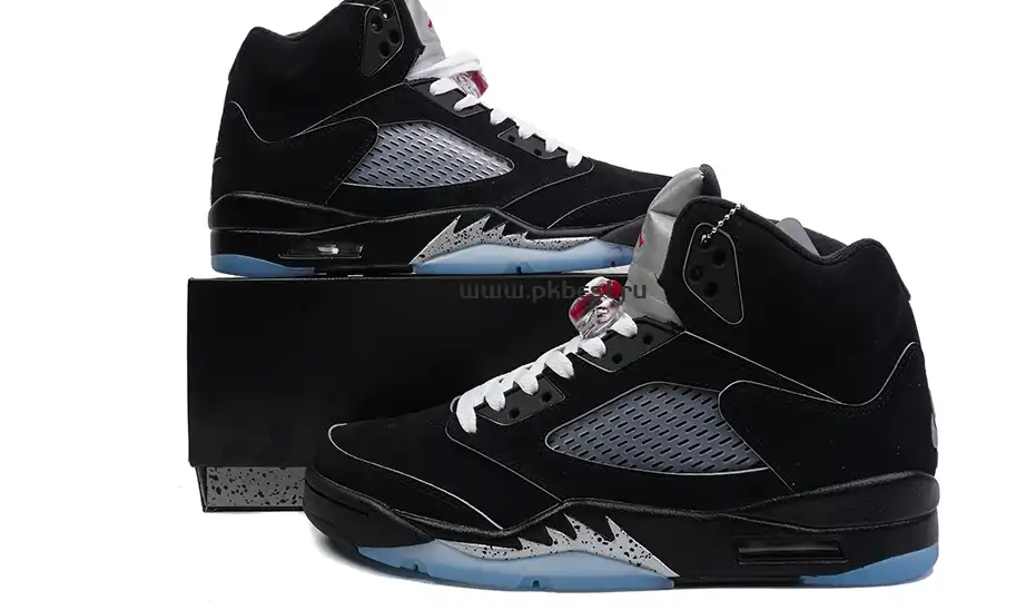 PK GOD Jordan Air Jordan 5 Retro Black Metallic RETAIL MATERIALS READY TO SHIP