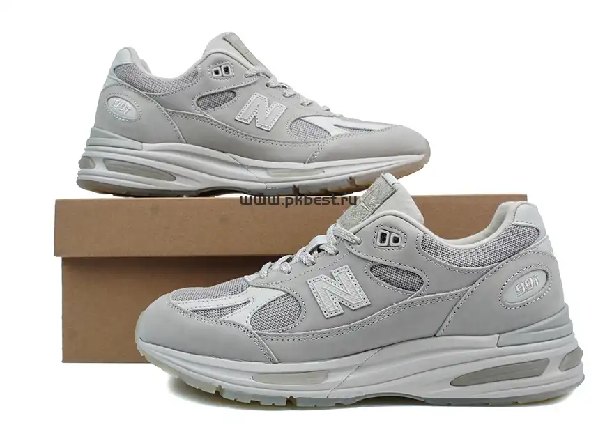 PK GOD STONE ISLAND x New Balance NB 991 V2 gray RETAIL MATERIALS READY TO SHIP