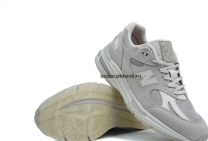 PK GOD STONE ISLAND x New Balance NB 991 V2 gray RETAIL MATERIALS READY TO SHIP