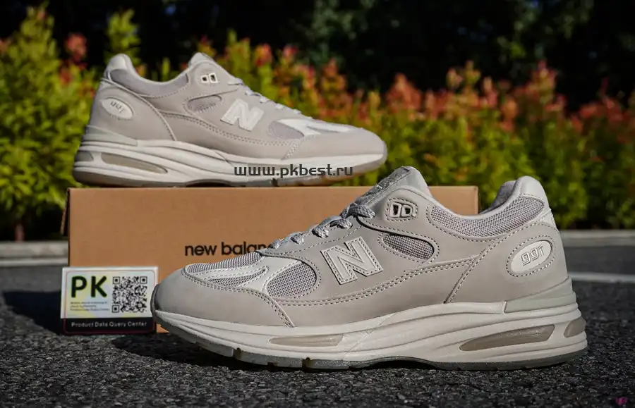 PK GOD STONE ISLAND x New Balance NB 991 V2 gray RETAIL MATERIALS READY TO SHIP