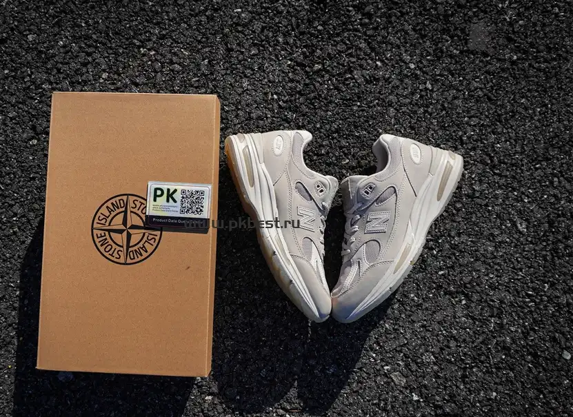 PK GOD STONE ISLAND x New Balance NB 991 V2 gray RETAIL MATERIALS READY TO SHIP