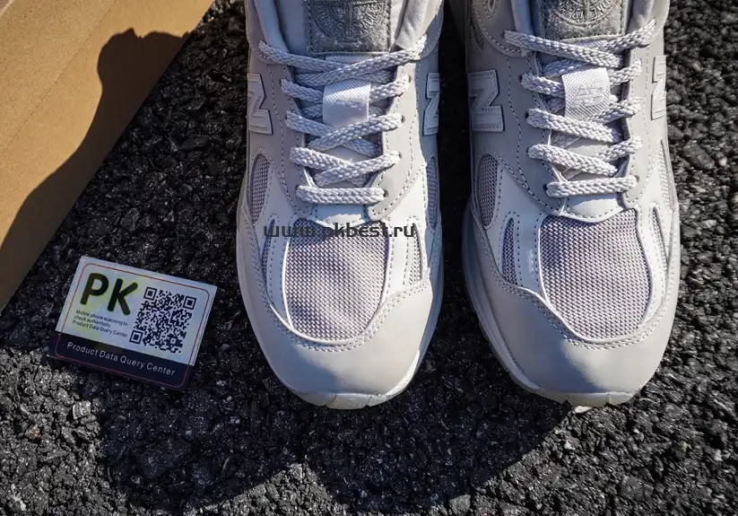 PK GOD STONE ISLAND x New Balance NB 991 V2 gray RETAIL MATERIALS READY TO SHIP