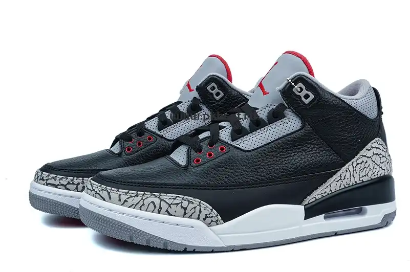 PK GOD Air Jordan 3 Retro Black Cement RETAIL MATERIALS READY TO SHIP