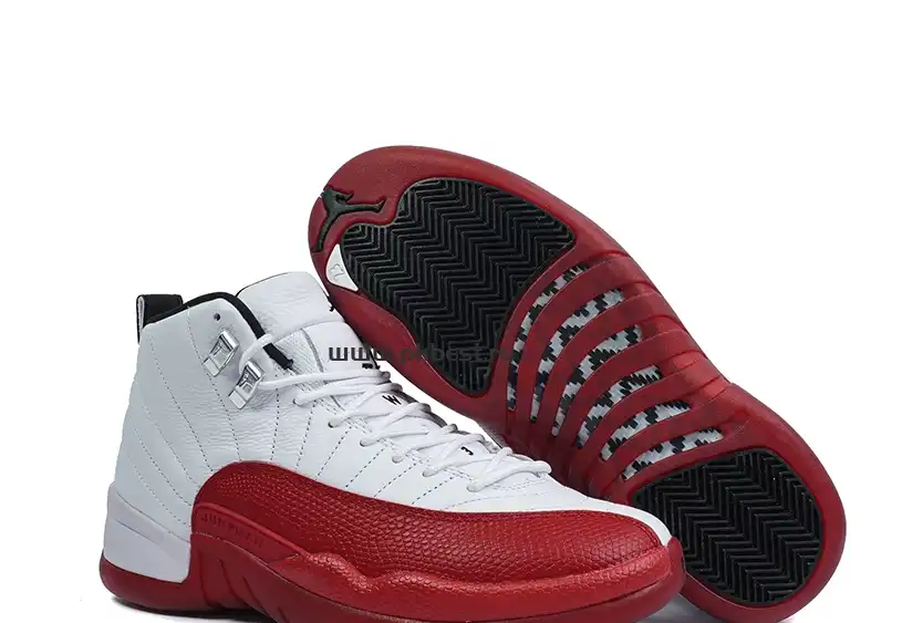 PK GOD Jordan Air Jordan 12 White red RETAIL MATERIALS READY TO SHIP