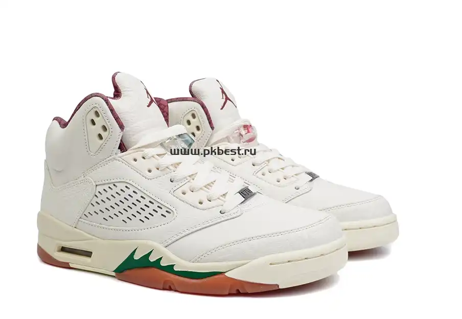 PK GOD Jordan Air Jordan 5 “EL GRITO”White green orange RETAIL MATERIALS READY TO SHIP