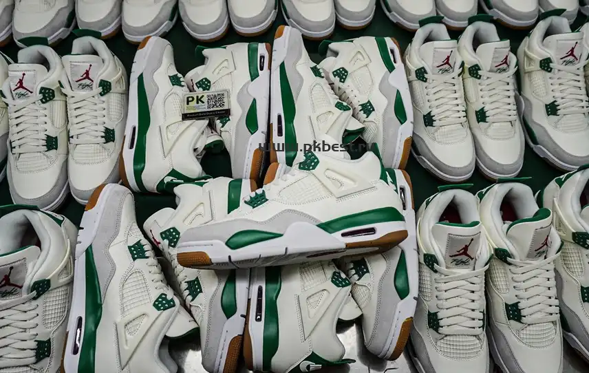 PK GOD Air Jordan Nike SB x Air Jordan 4 Retro SP ‘Pine Green’ RETAIL MATERIALS READY TO SHIP