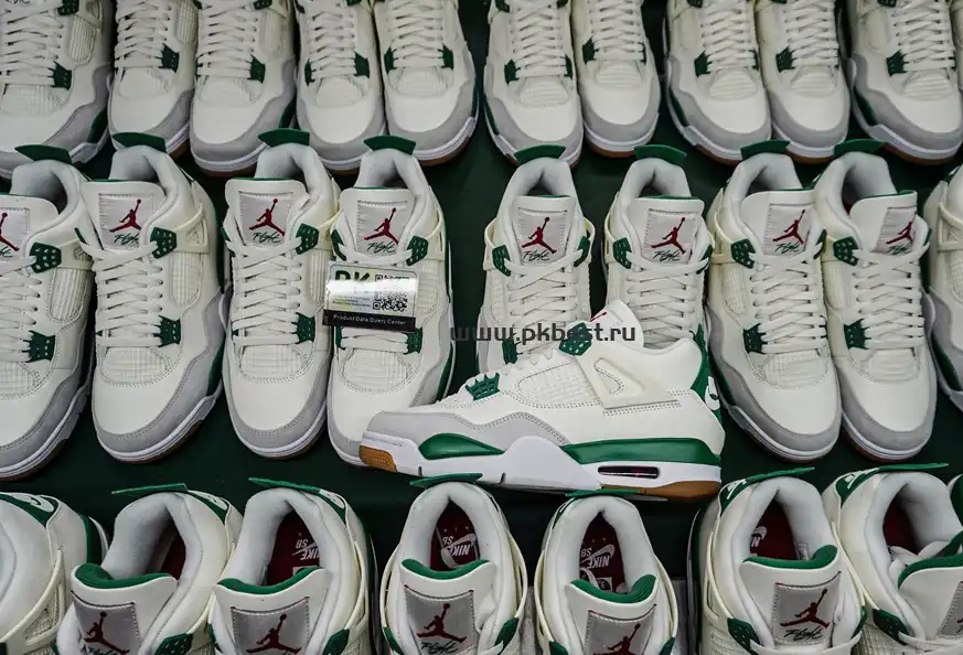 PK GOD Air Jordan Nike SB x Air Jordan 4 Retro SP ‘Pine Green’ RETAIL MATERIALS READY TO SHIP