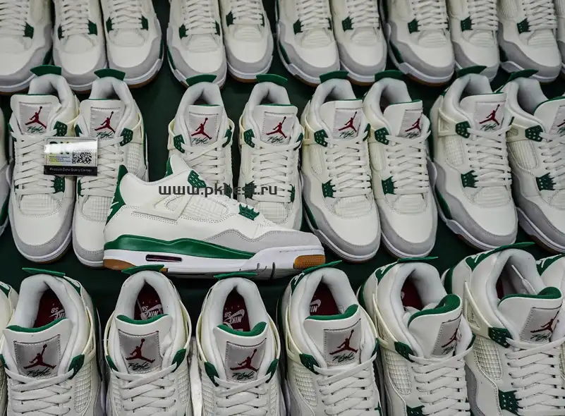 PK GOD Air Jordan Nike SB x Air Jordan 4 Retro SP ‘Pine Green’ RETAIL MATERIALS READY TO SHIP