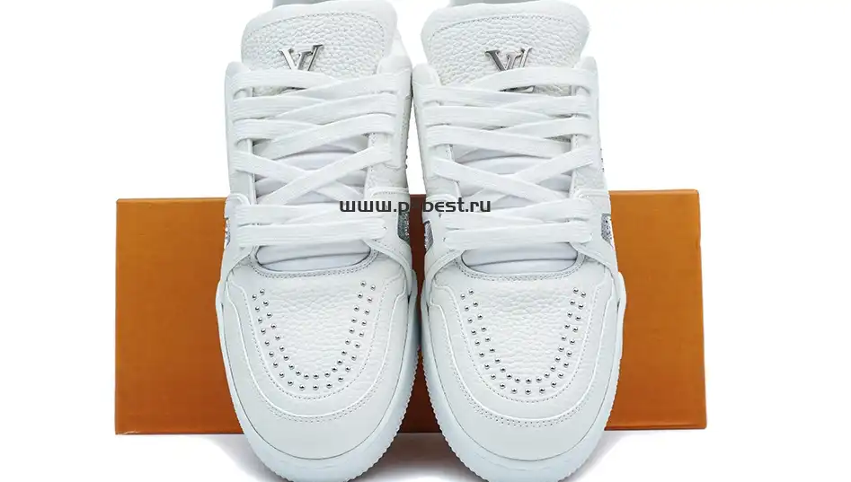 PK GOD LOUIS VUITTON Trainer white RETAIL MATERIALS READY TO SHIP