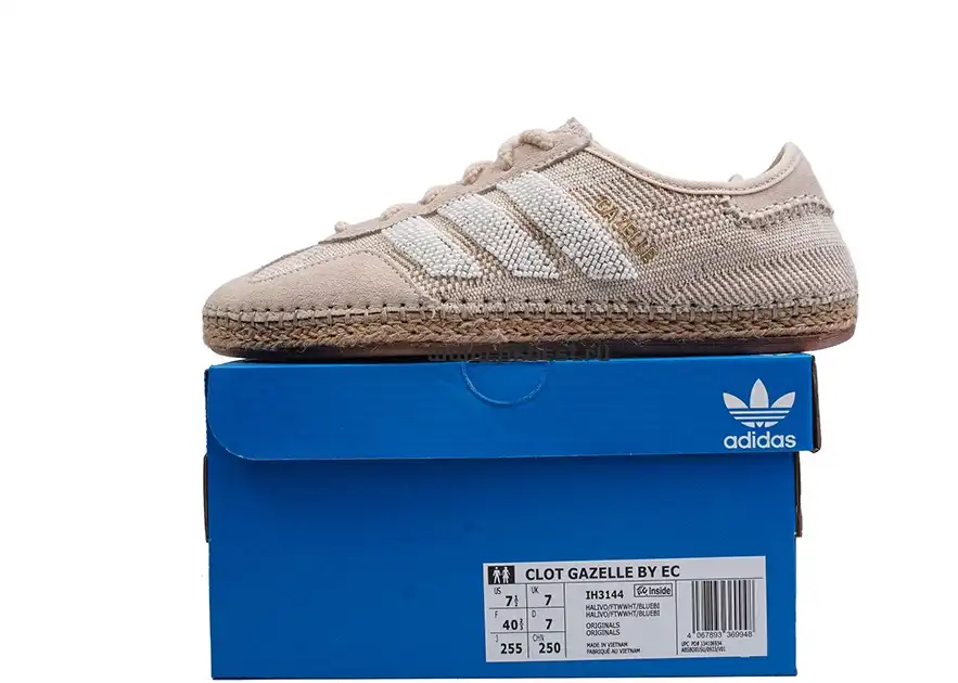 PK GOD CLOT x adidas originals GAZELLE “HALO IVORY”cream-coloured RETAIL MATERIALS READY TO SHIP