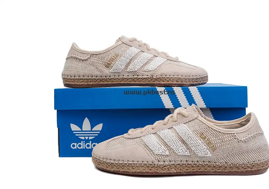 PK GOD CLOT x adidas originals GAZELLE “HALO IVORY”cream-coloured RETAIL MATERIALS READY TO SHIP