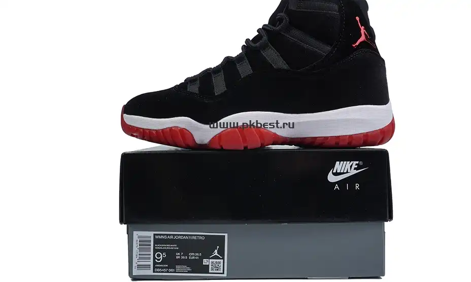 PK God 2019 year retail version Air Jordan 11 “Bred”retail materials ready to ship