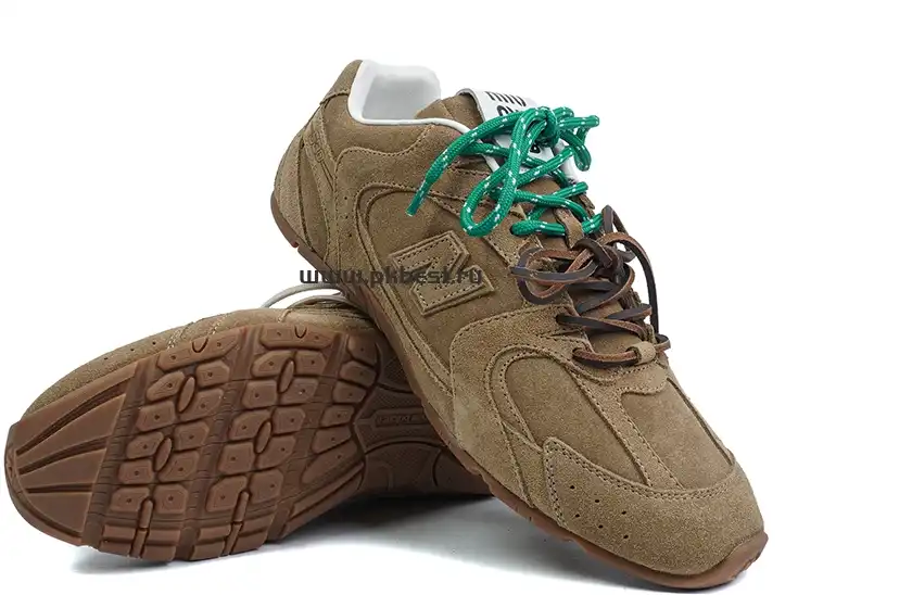 PK GOD New Balance x MIU MIU  NB 530 SL hazel RETAIL MATERIALS READY TO SHIP