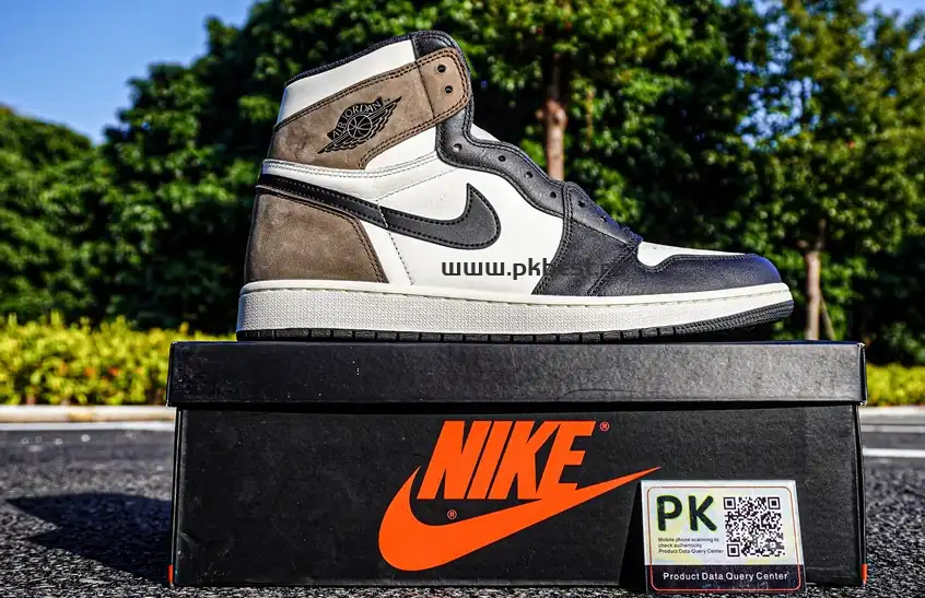 PK 5.0 Air jordan 1 High OG “Dark Mocha”retail materials ready to ship