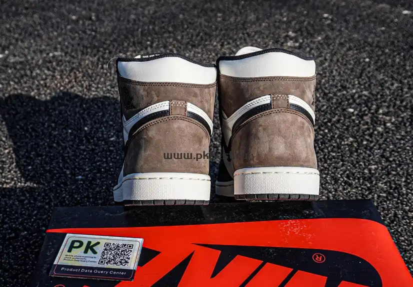 PK 5.0 Air jordan 1 High OG “Dark Mocha”retail materials ready to ship