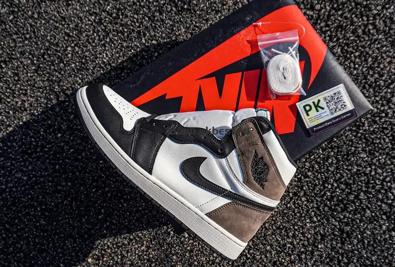 PK 5.0 Air jordan 1 High OG “Dark Mocha”retail materials ready to ship