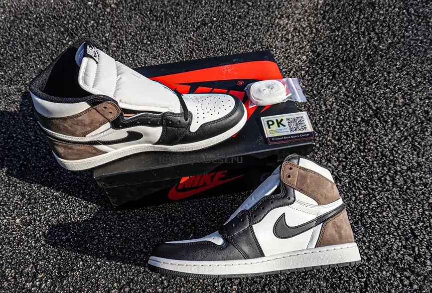 PK 5.0 Air jordan 1 High OG “Dark Mocha”retail materials ready to ship