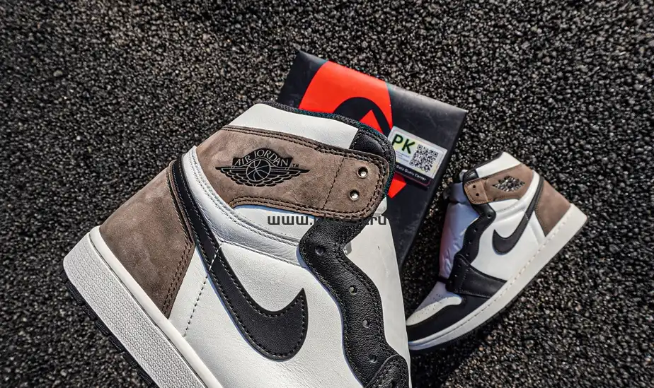 PK 5.0 Air jordan 1 High OG “Dark Mocha”retail materials ready to ship