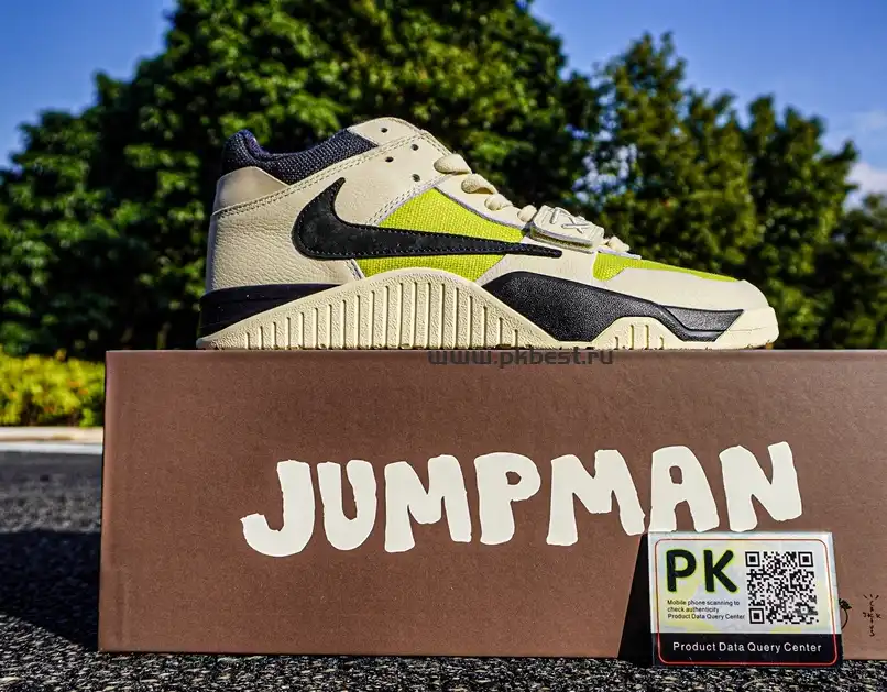 PK 5.0  Jordan Jumpman Jack TR “Bright Cactus”Beige black yellow RETAIL MATERIALS READY TO SHIP