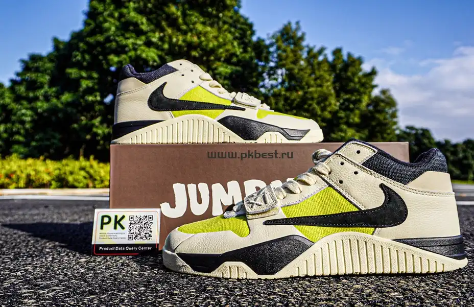 PK 5.0  Jordan Jumpman Jack TR “Bright Cactus”Beige black yellow RETAIL MATERIALS READY TO SHIP