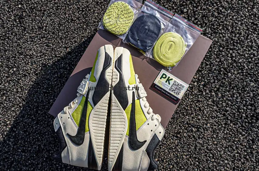 PK 5.0  Jordan Jumpman Jack TR “Bright Cactus”Beige black yellow RETAIL MATERIALS READY TO SHIP