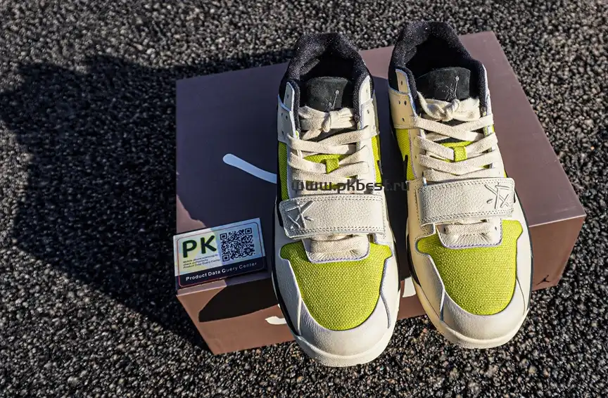 PK 5.0  Jordan Jumpman Jack TR “Bright Cactus”Beige black yellow RETAIL MATERIALS READY TO SHIP