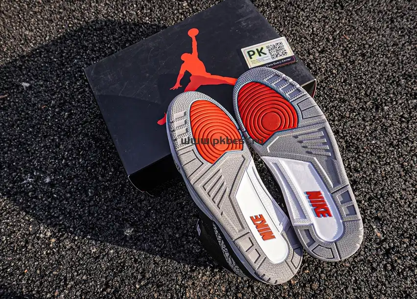 PK GOD Air Jordan 3 Retro Black Cement RETAIL MATERIALS READY TO SHIP