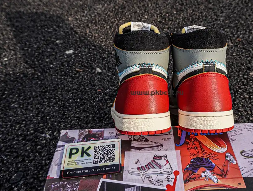 pk5.0 New batch Union x Air Jordan 1 Retro High Chicago Shadow RETAIL MATERIALS READY TO SHIP