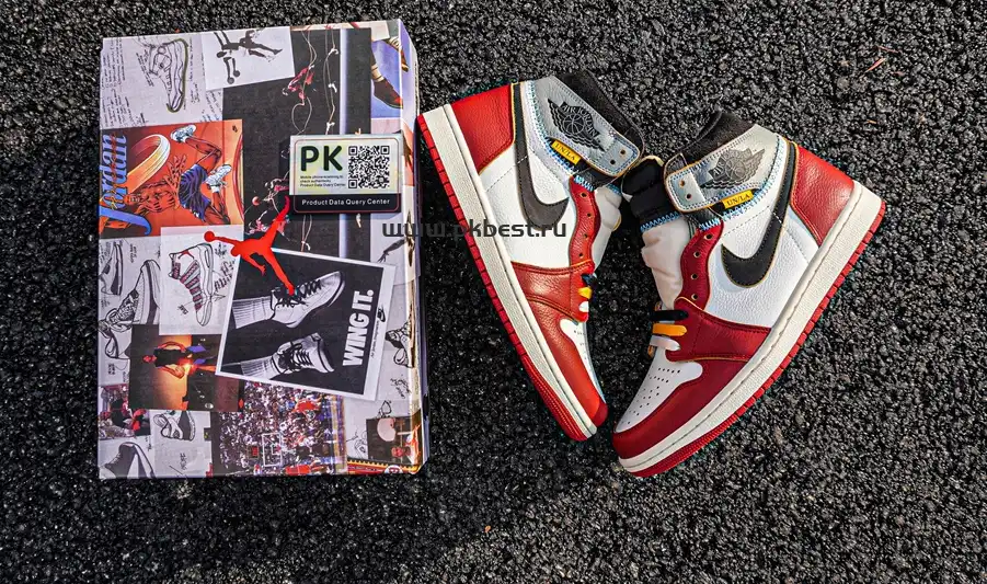 pk5.0 New batch Union x Air Jordan 1 Retro High Chicago Shadow RETAIL MATERIALS READY TO SHIP