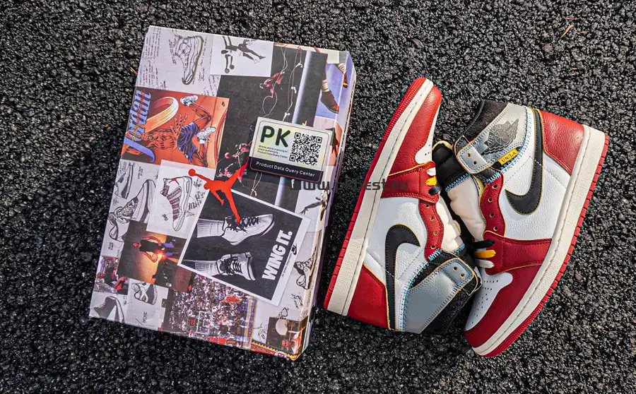 pk5.0 New batch Union x Air Jordan 1 Retro High Chicago Shadow RETAIL MATERIALS READY TO SHIP