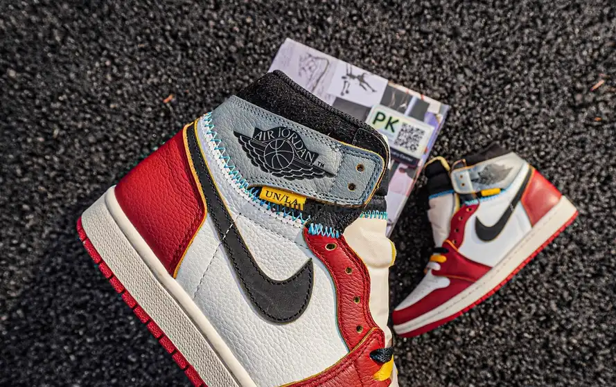 pk5.0 New batch Union x Air Jordan 1 Retro High Chicago Shadow RETAIL MATERIALS READY TO SHIP