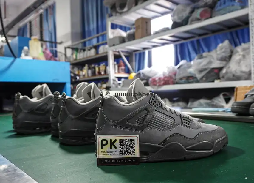 PK GOD Air Jordan 4 SE Paris Olympics Cement Grey RETAIL MATERIALS READY TO SHIP