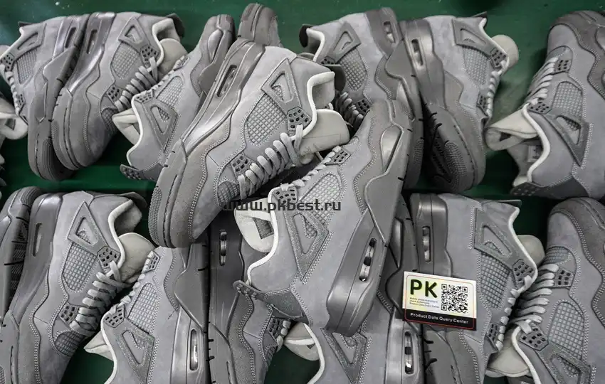 PK GOD Air Jordan 4 SE Paris Olympics Cement Grey RETAIL MATERIALS READY TO SHIP