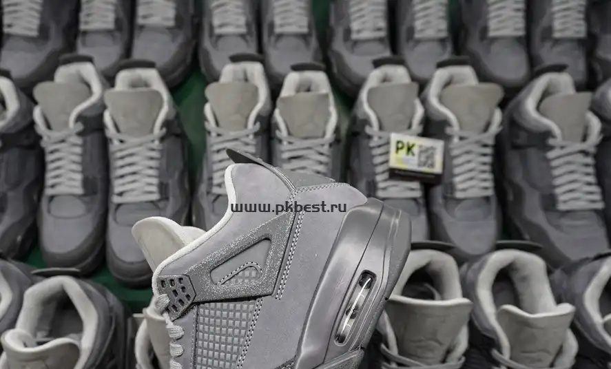 PK GOD Air Jordan 4 SE Paris Olympics Cement Grey RETAIL MATERIALS READY TO SHIP