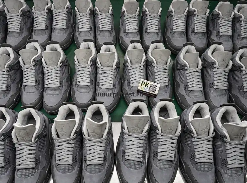 PK GOD Air Jordan 4 SE Paris Olympics Cement Grey RETAIL MATERIALS READY TO SHIP