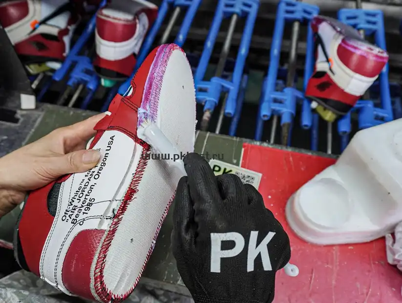 PK GOD Off-White x Air Jordan 1 Retro High OG Chicago RETAIL MATERIALS READY TO SHIP