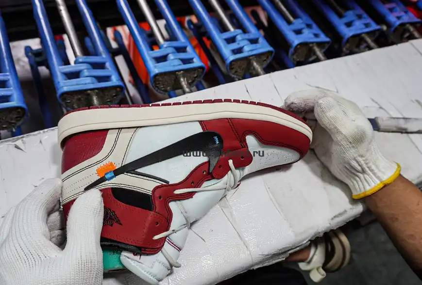 PK GOD Off-White x Air Jordan 1 Retro High OG Chicago RETAIL MATERIALS READY TO SHIP