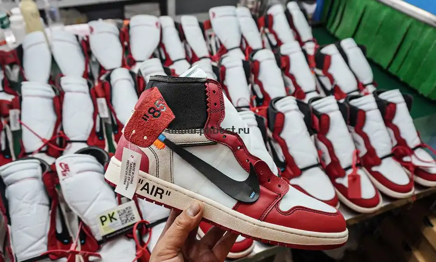 PK GOD Off-White x Air Jordan 1 Retro High OG Chicago RETAIL MATERIALS READY TO SHIP