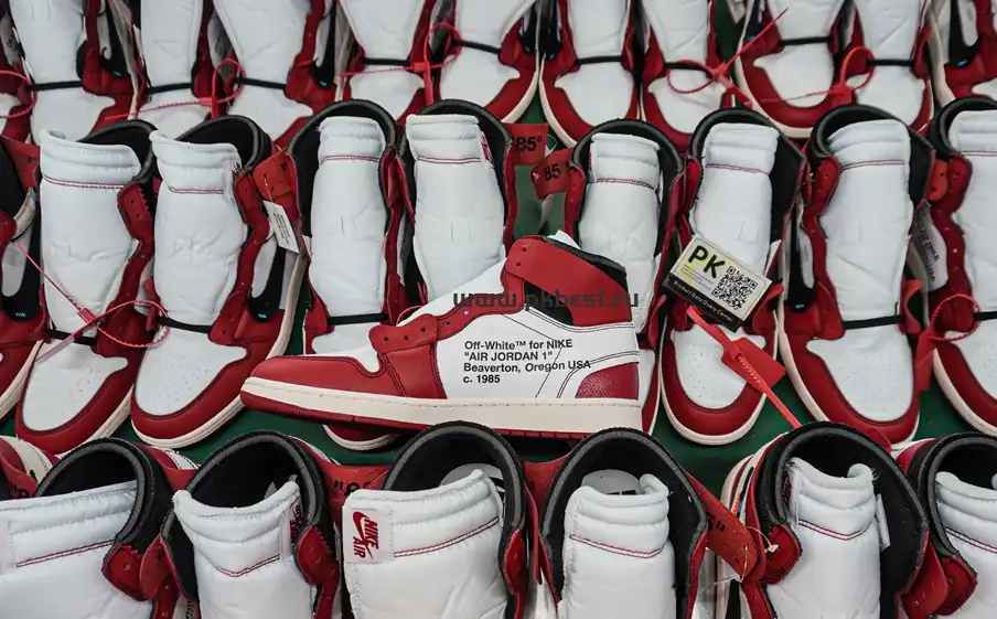 PK GOD Off-White x Air Jordan 1 Retro High OG Chicago RETAIL MATERIALS READY TO SHIP