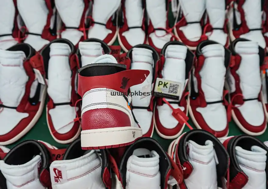 PK GOD Off-White x Air Jordan 1 Retro High OG Chicago RETAIL MATERIALS READY TO SHIP