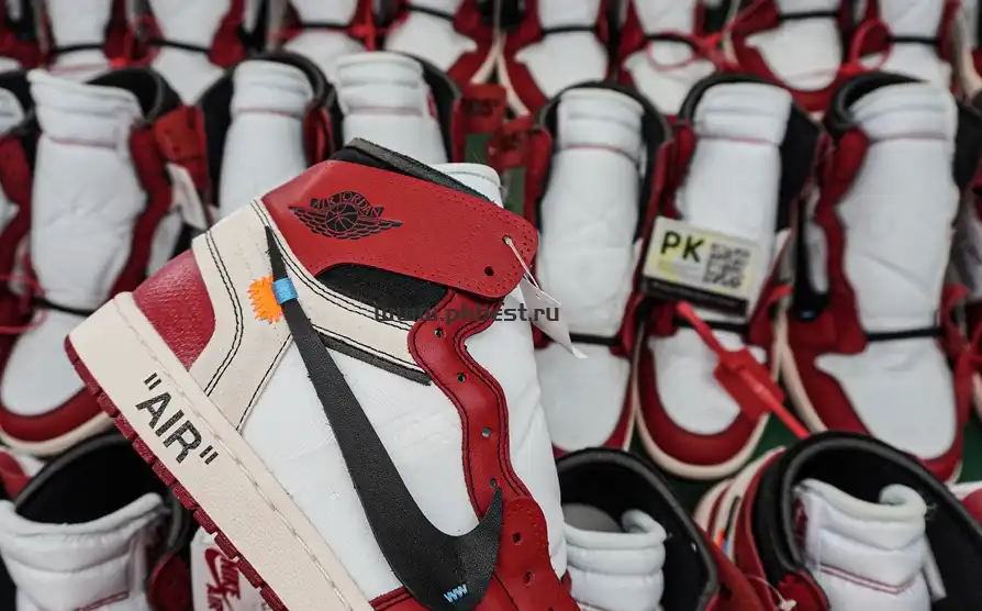 PK GOD Off-White x Air Jordan 1 Retro High OG Chicago RETAIL MATERIALS READY TO SHIP