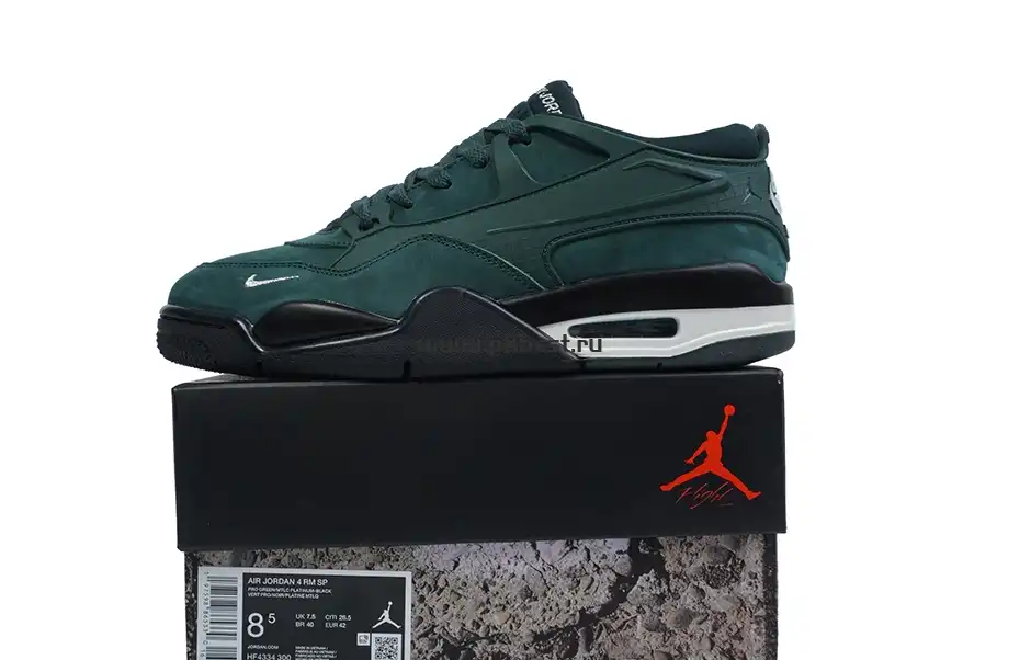 PK GOD Jordan 4 RM Nigel Sylvester x Jordan Air  “Fence Green”  RETAIL MATERIALS READY TO SHIP