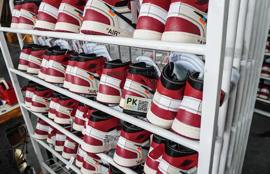 PK GOD Off-White x Air Jordan 1 Retro High OG Chicago RETAIL MATERIALS READY TO SHIP