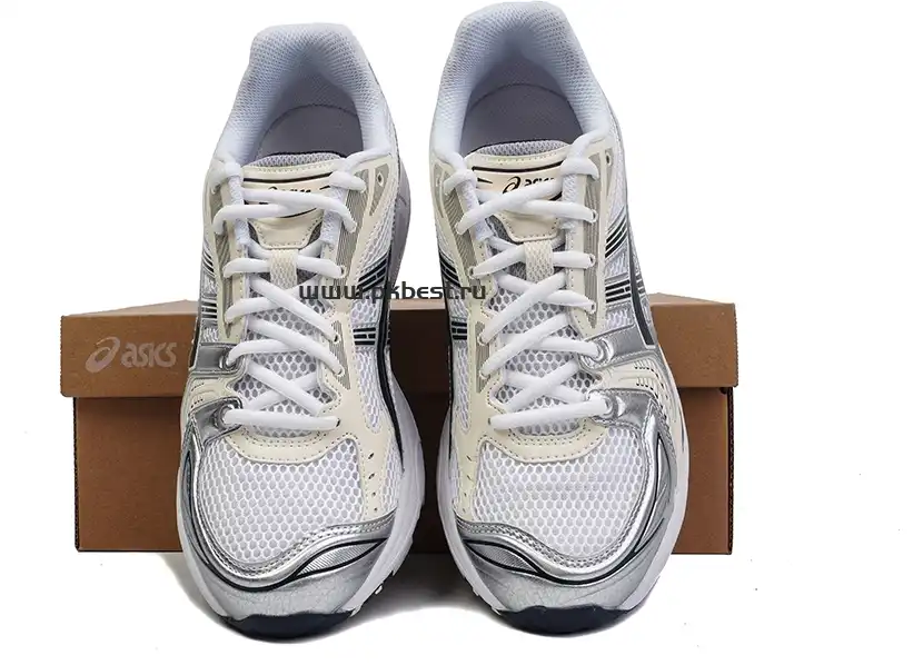 PK GOD Asics Gel-Kayano 14 White black silver RETAIL MATERIALS READY TO SHIP