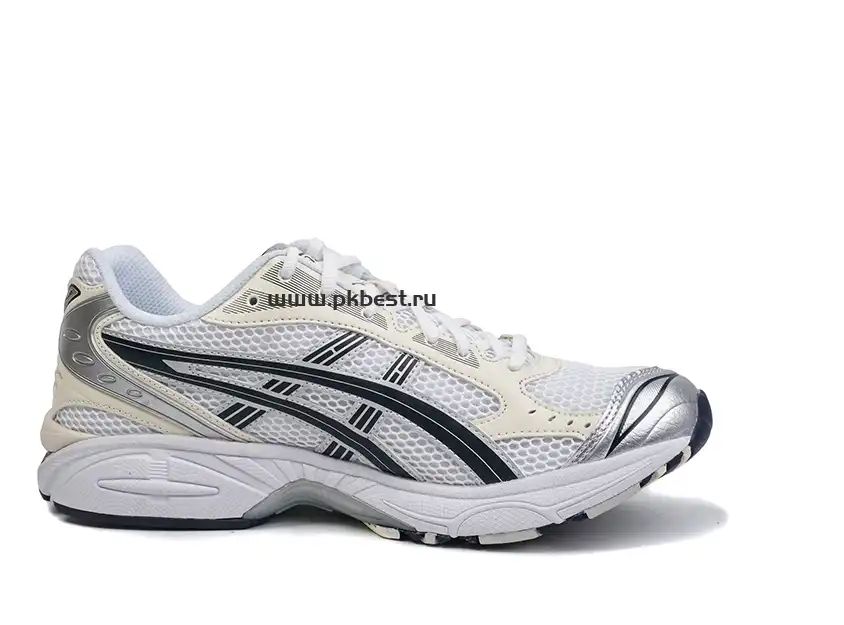 PK GOD Asics Gel-Kayano 14 White black silver RETAIL MATERIALS READY TO SHIP
