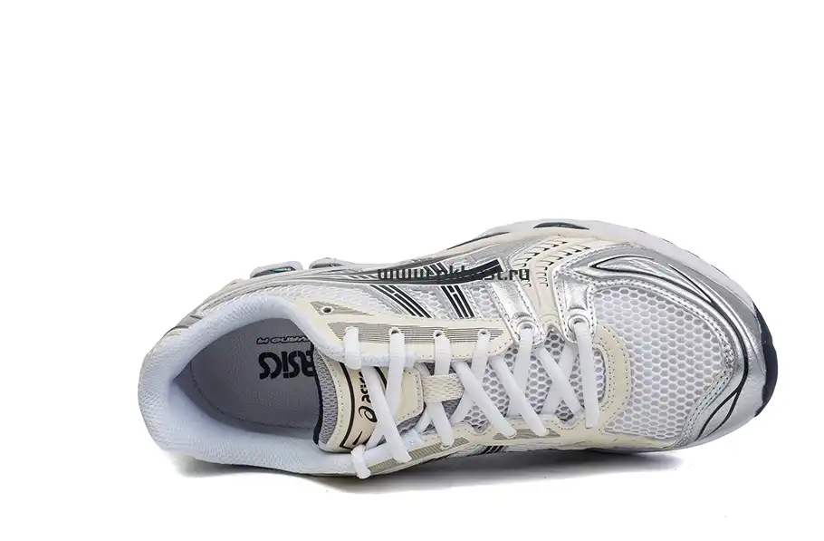 PK GOD Asics Gel-Kayano 14 White black silver RETAIL MATERIALS READY TO SHIP