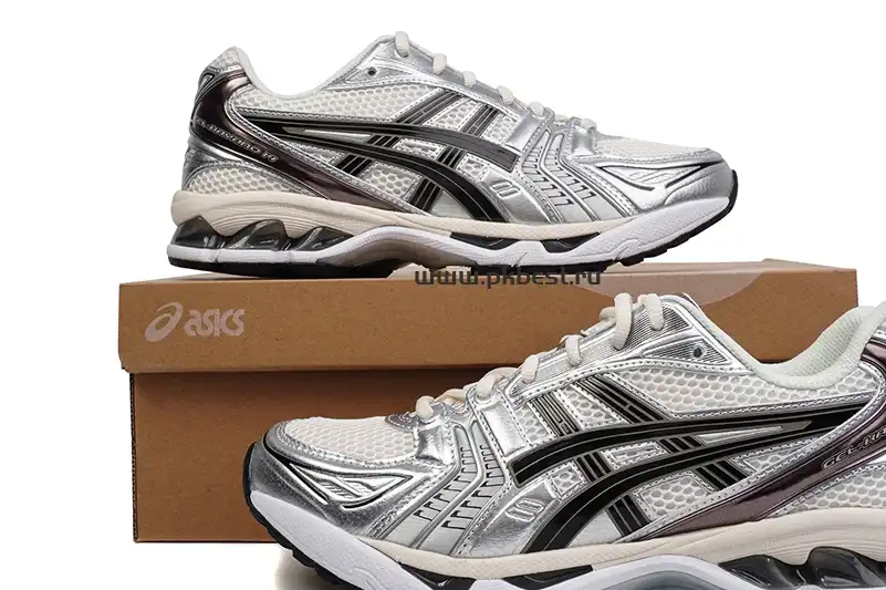 PK GOD Asics Gel-Kayano 14  Y2K  Black, white and silver RETAIL MATERIALS READY TO