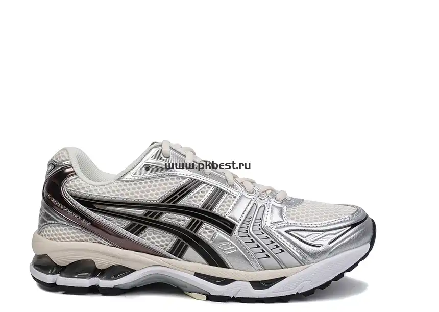 PK GOD Asics Gel-Kayano 14  Y2K  Black, white and silver RETAIL MATERIALS READY TO